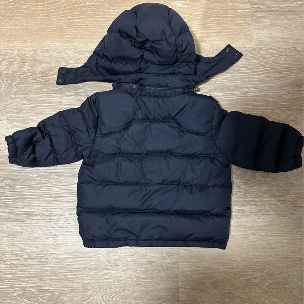 Infant Ralph Lauren Navy Puffer Jacket - Picture 3 of 3